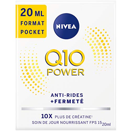 Nivea 2x Q10 Power Straffung & Anti-Falten Tagescreme für normale Haut LSF 15, 20 ml