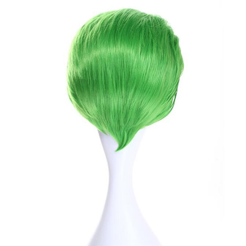 IMISSU Cartoon Characters Long Curly Cosplay Wig Party Costume Wigs for Halloween & Christmas (Green) - Image 4