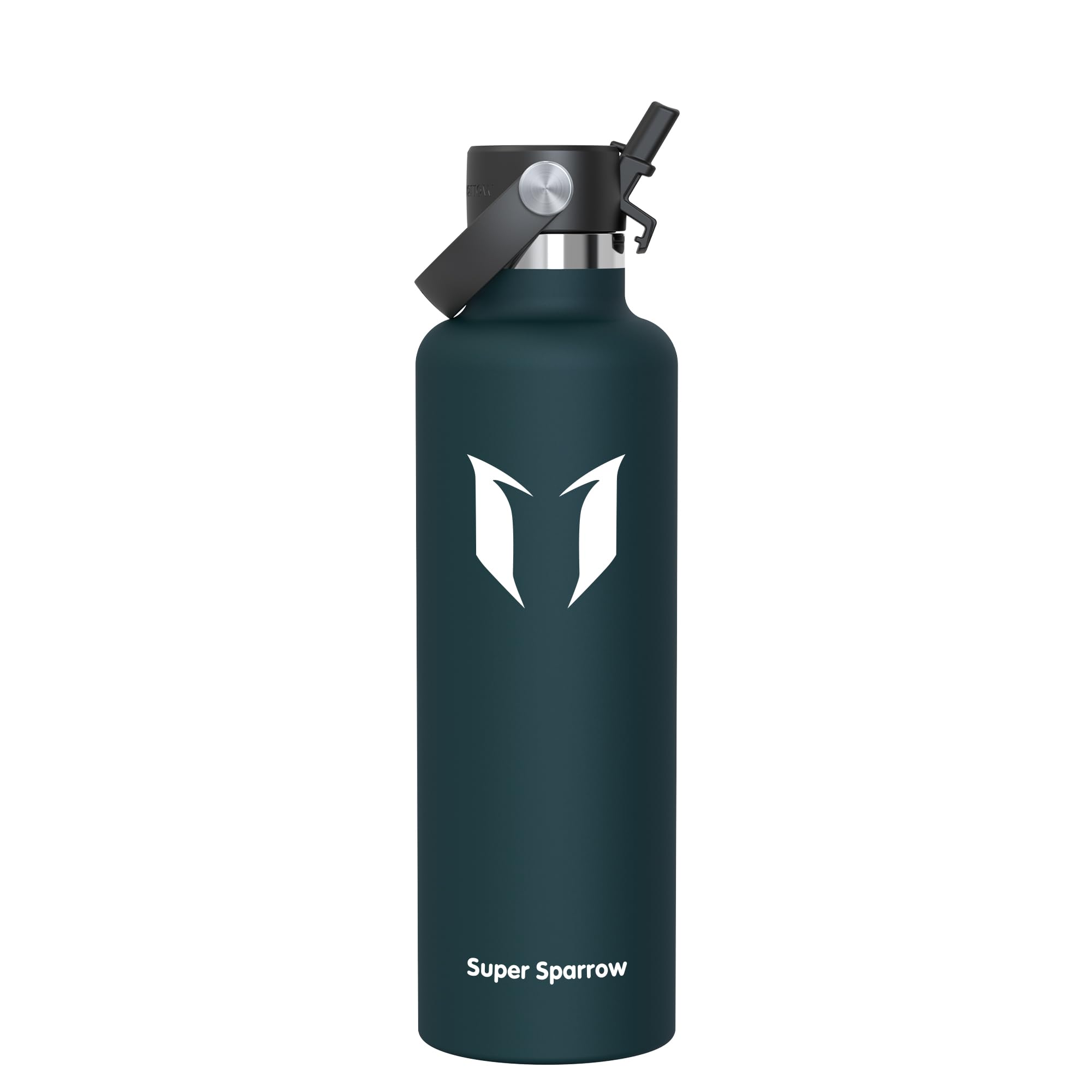 Super Sparrow Borraccia Termica, Acciaio Inox Bottiglia Termica - 350ml, 500ml, 750ml, 1L - Senza BPA Borracce, Borraccia Bambini per Scuola, Sport, Campeggio, Yoga, Palestra, Ciclismo