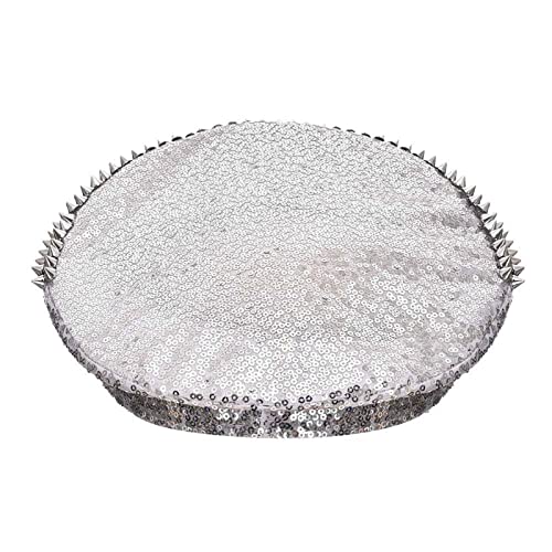 Youth Indoor Hat Nightclubs Style Sequin Top Hats For Men And Women Jazz Hats Stage Dance Performance (Silver, One Size) #TOP4