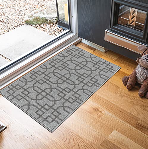 Alfombra antideslizante de cocina plateada de 67x120 cm multiusos 2