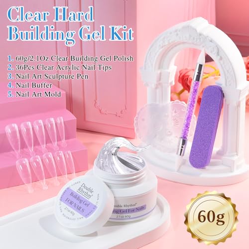 Gel Esculpidor 3D Clear para Uñas 60g miniatura 7