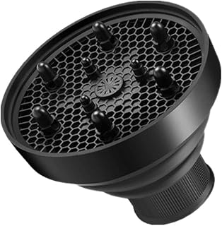 Hair Diffuser Attachment for Hair Dryer Travel Collapsible Portable Diffuser for Curly Hair Women .Airflow Attachment for ...