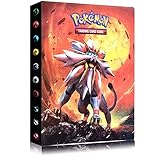 HOHE KAPAZITÄT: Doppelseitige Tasche, 30 Seiten, kann 240 Karten aufnehmen. Das Kartenalbum hat genug Kapazität, um Ihre Lieblingskarten zu sammeln.