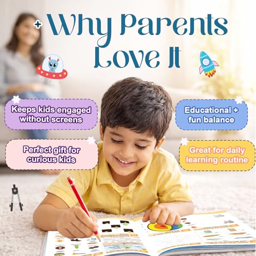 Image of 365 Science Activity Book for Kids 4+ | Fun Educational Activities with Puzzles, Mazes, Games & Coloring | Daily STEM Learning & Creativity | Best Gift for Children