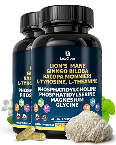 Real Mushrooms Lion’s Mane Supplement Capsules - Organic Lions Mane Extract for Overall Wellbeing - Beta Glucan Supplements – Vegan 300 ct Mushroom Extract : Everything Else
