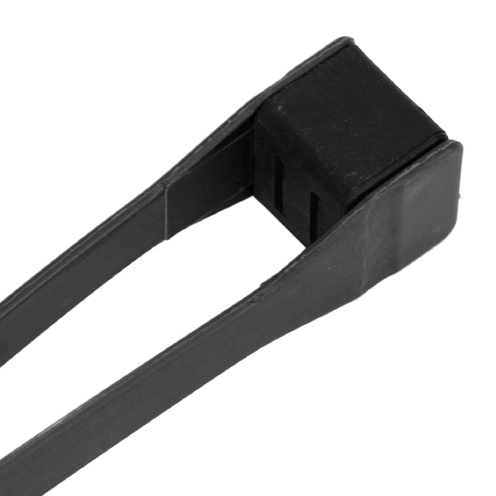 Brida para cables de nailon, sujeción autoblocante, bridas para cables con cremallera resistentes al desgaste para equipos deportivos al aire con 3 anillos colgantes, 3 uds. (negro)