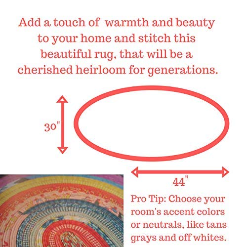 Jelly Roll Rug Kit Bundle, Including Pattern And Two (2) Rolls Of Bosal Katahdin Batting On-A-Roll (Standard Version) #TOP2