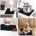 wellhouse Large Silicone Countertop Protector Silicone Baking Mat Multipurpose Mat Silicone Placemat Black Nonskid Heat Resistant Desk Saver Pad Silicone Microwave Mats(23.6by15.7 Inch, Black-1)