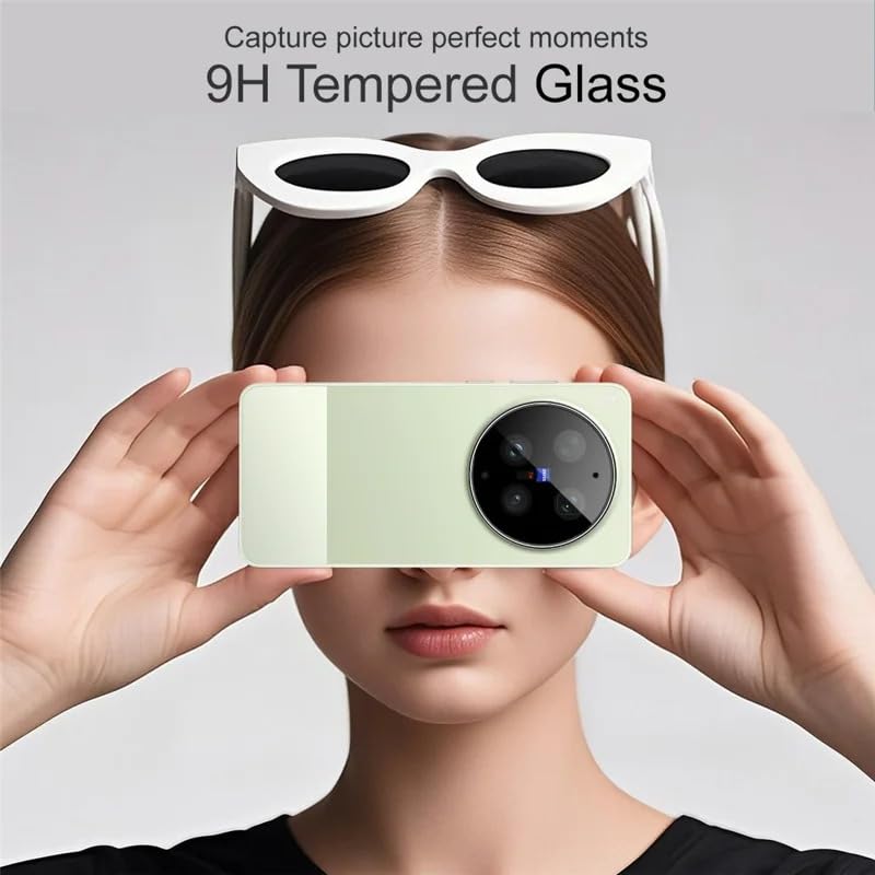 Image of 4youquality Back Camera Lens Protector Compatible with Vivo X300 Ultra (1 Pack) | 9H Tempered Glass Camera Guard | Military-Grade Protection | Ultra Clear HD | Bubble-Free Easy Installation | Case Friendly Design