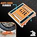 Grand Pitstop Motorcycle Wheel Cleaning Stand - Paddock Stand Replacement - Wheel Roller Stand for tire Cleaning & Chain Lubrication - GRoller Medium (Bikes < 485 lb & Tyre Width <180 mm)