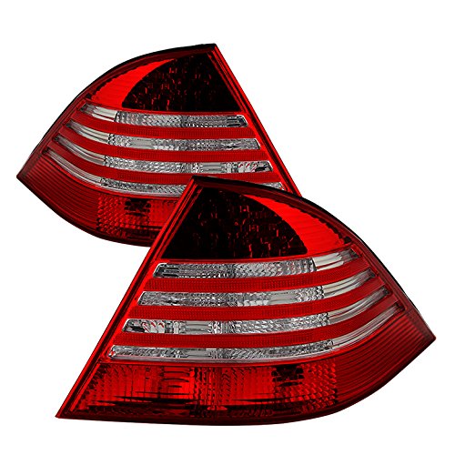 Xtune Euro Led Style Tail Light For Mercedes Benz S Class W220 00-05 - Red Clear #TOP13