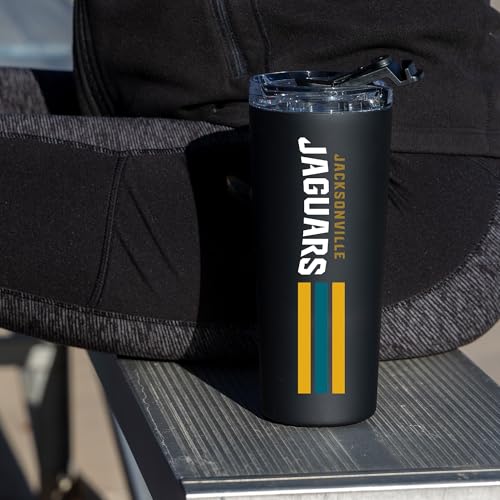 Image of Rico Industries NFL Football 24oz Stainless Steel Tumbler with Lid and Dual Functioning Lid