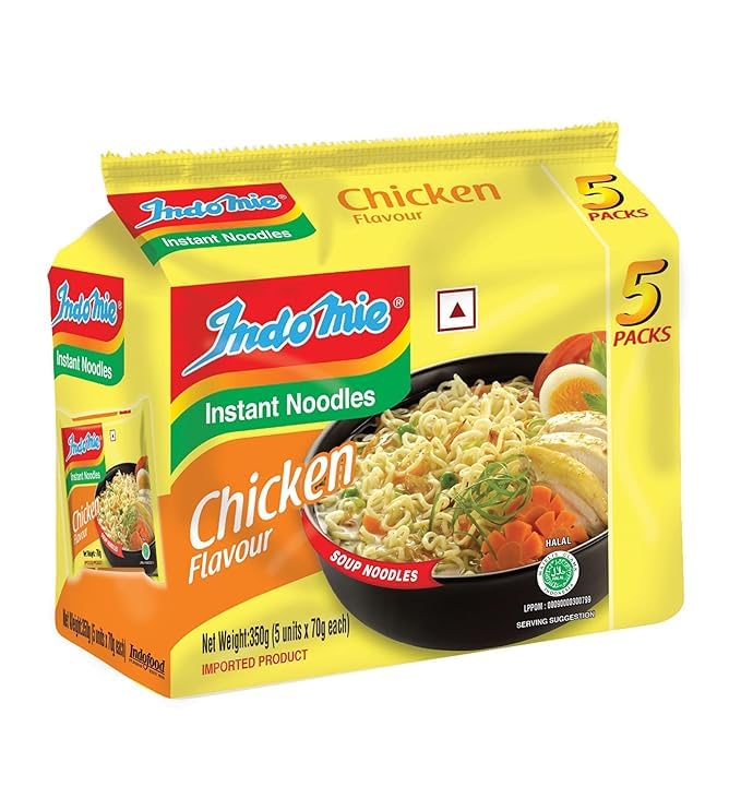 Indomie Instant Noodles Chicken Flavour - Pack of 5 (B0CZP5F894) Amazon Price History, Amazon Price Tracker
