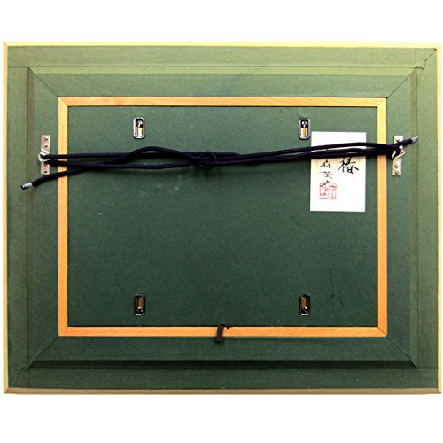 Amazon.co.jp: 大森隆史『椿』日本画 静物画 花鳥 つばき 冬【真筆