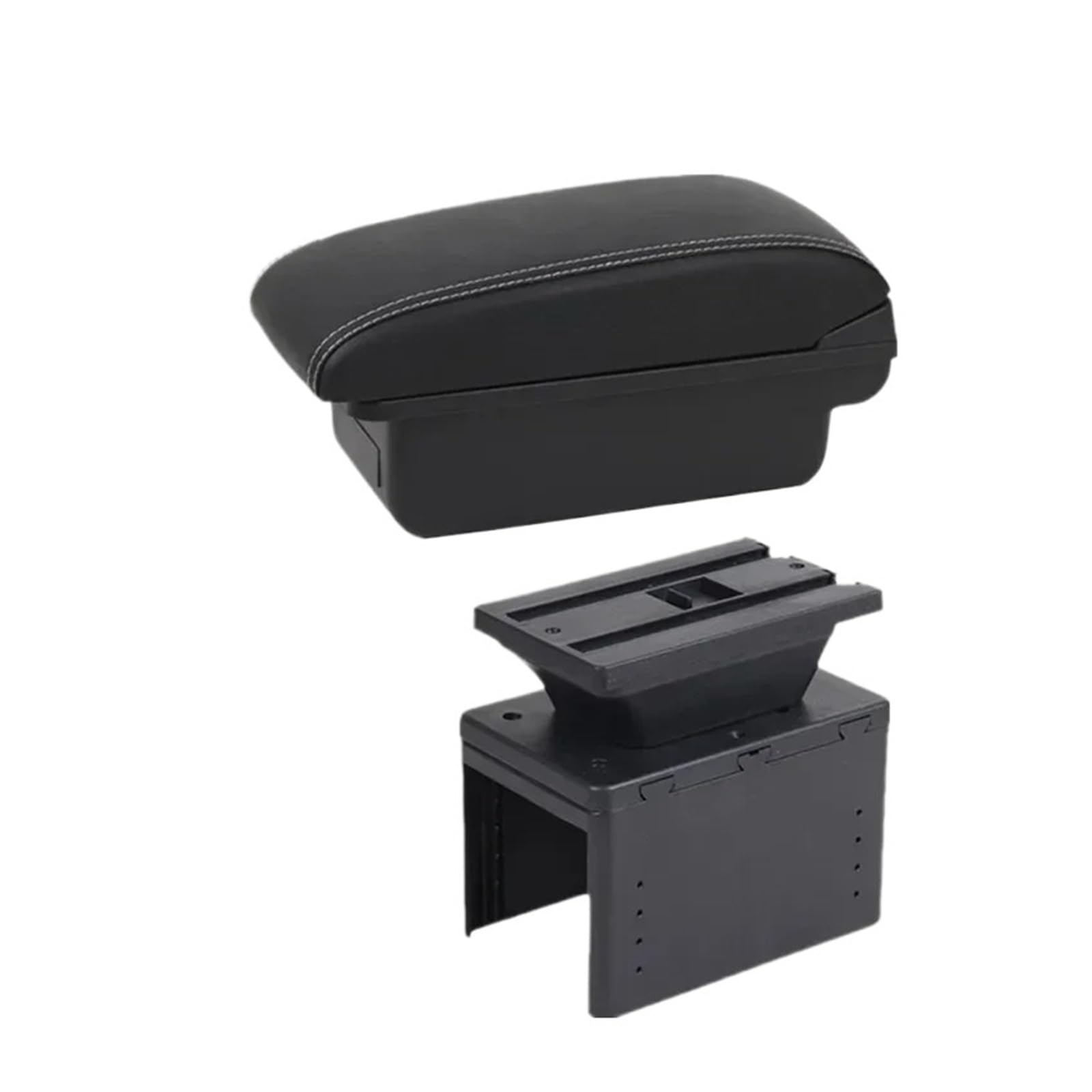 UDHQAJC For Fiesta MK8 Car Armrest Storage Box Retrofit Interior Accessories Car Centre Console Armrest Box