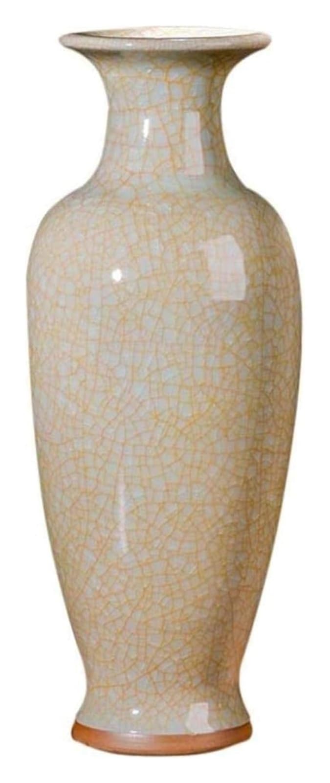 Vase Desktop Ceramic Classical Simple Handmade for Dry Flowers Decoration Art Household Living Bedoffice Desktop