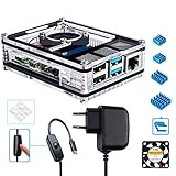 - Neunlagiges Miuzei-Gehäuse für Raspberry Pi 4 Modell B only, Perfekter Schutz Ihrer Pi-Komponenten (Raspberry Pi Board ist nicht im Lieferumfang enthalten)