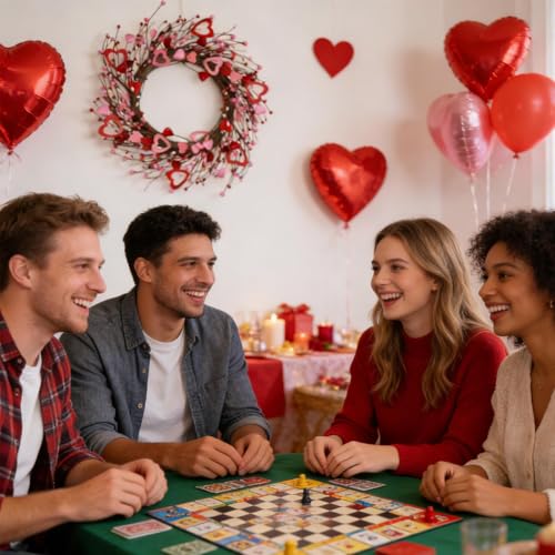 Couronne de la Saint-Valentin à offrir pour une entrée romantique