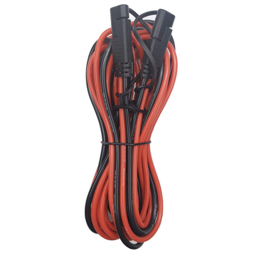 Buy SAE Connector 12AWG Extension Cable 12V24V Motorcycle DC Battery Charging Cables Quick