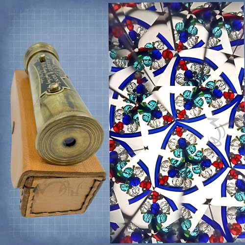 Mah C-3226 Handmade Brass Kaleidoscope Time Memory To The Next Generation Vintage Collection Magic Kaleidoscope Birthday Gift Educational Gift Sentimental Gift thumb #5