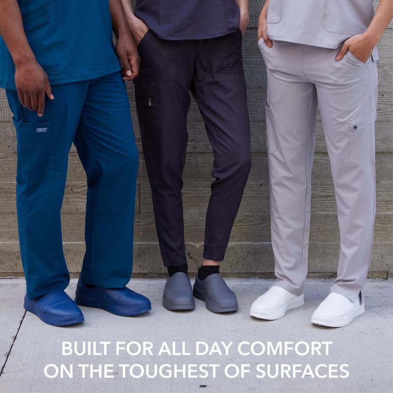 Miniatura 4 de Gales Frontline - Zapatos de enfermería para mujeres y hombres, ligeros, cómodos, antideslizantes, impermeables, fáciles de limpiar, calzado para