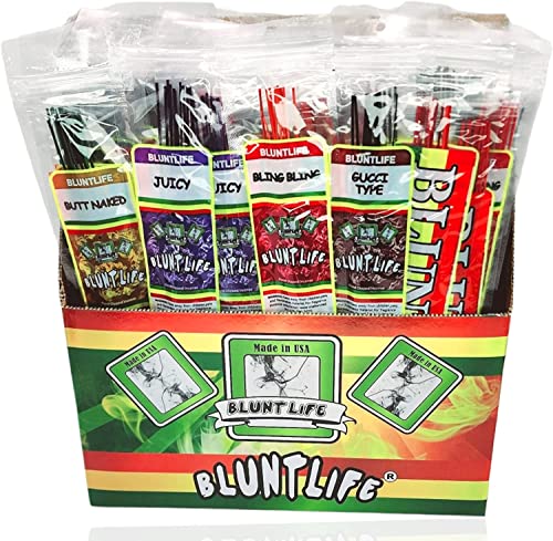 Bluntlife Incense - 12 Scents Variety Pack 10 Sticks Each - 11" 120 Total Sticks - 200Grams With Gctech Incense Holder #TOP4