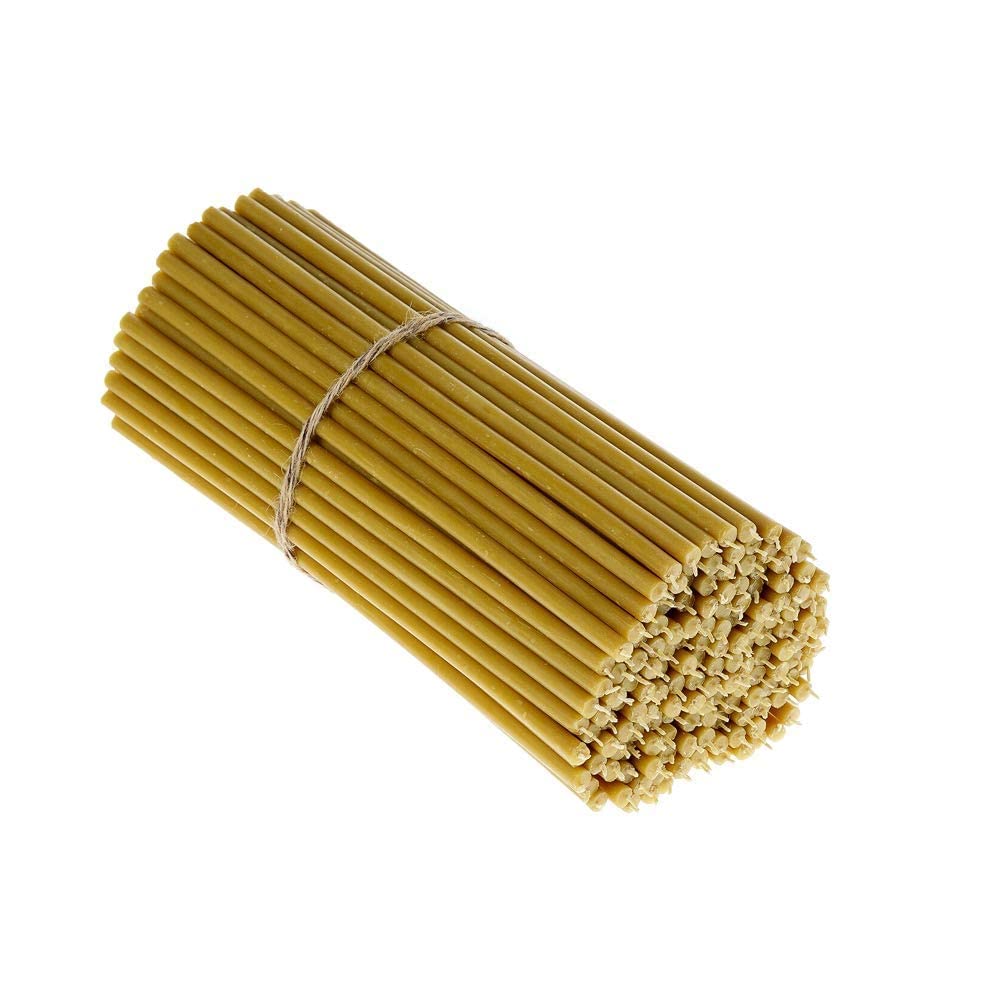Danilovo Ritual - Velas 100% de cera de abeja - Velas ortodoxa, N40, altura: 26,5 cm, (150 unidades - 1500 g)