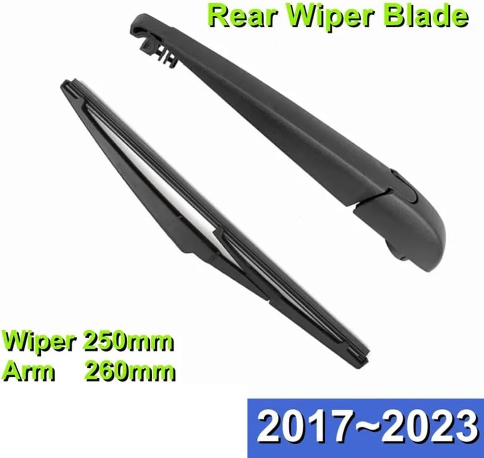 Oulesh Rear Wiper for Jeep Compass MK2 2017-2023, Rear Wiper Blade 10"/250mm Car Windshield Windscreen Rubber