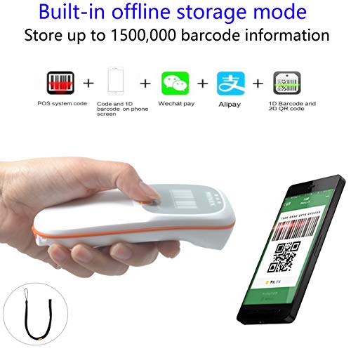 Image of 2.4G Wireless Barcode Scanner Compatible Bluetooth 3-in-1