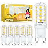 wowatt G9 LED Bulbs Dimmable Cool White 6000K, 4W Equivalent to 40W Halogen, 400LM, AC 220-240V, CRI＞83, No Flicker, Energy Saving, 6 Pack - Image 1