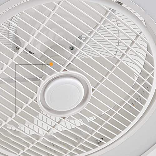 Ventilador de techo con luz LED regulable y aspas invisibles con mando para dormitorio 6