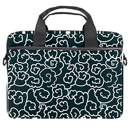 Sacoche PC portable 13-14 pouces anti-choc fleur rose et cactus coloré