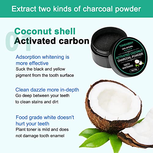 BeisDirect 30g guscio di noce di cocco carbone