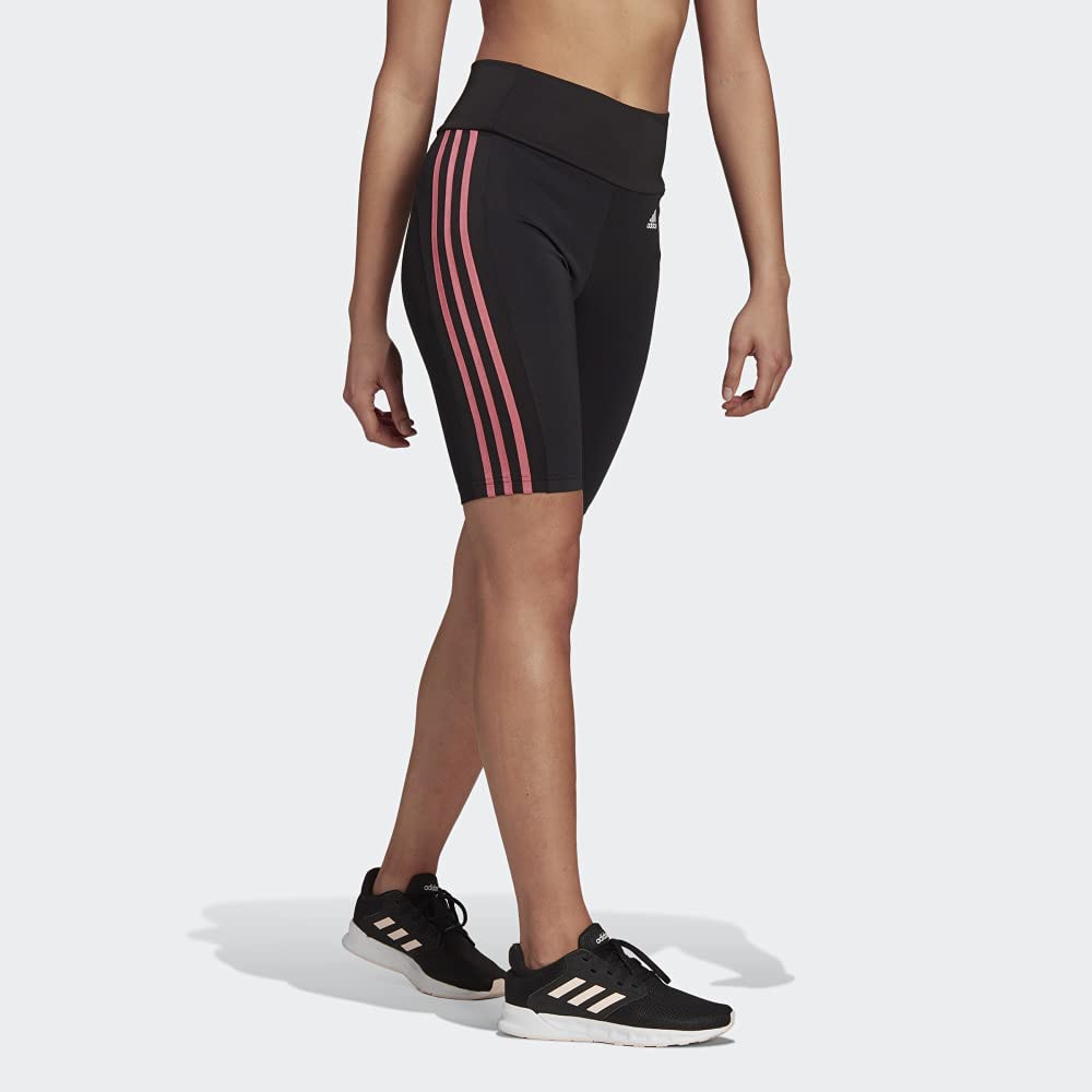 adidas Collants de sport courts à taille haute Designed 2 Move pour femme