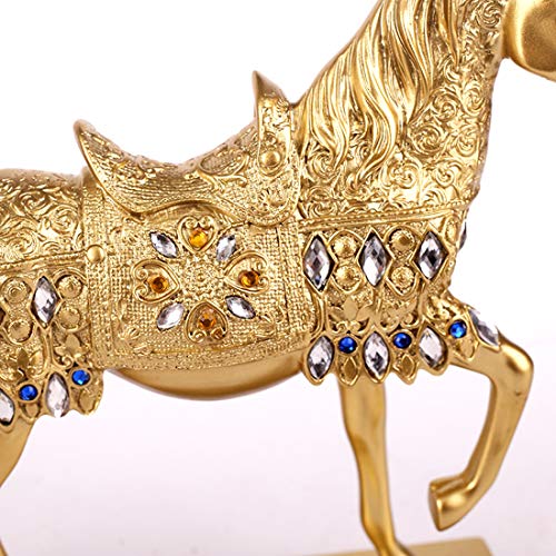 Chinese Feng Shui Horse Statue Sculpture Home Office Decoration Tabletop Decor Ornaments for Wealth and Success Good Lucky Gifts