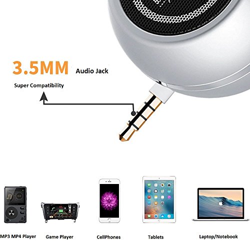 Buy Wireless Mini Speaker Aux Input Jack, 3W Portable