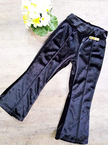 Calça Menina Infantil Veludo Boca De Sino Luxo 02 Ao 10 (2)
