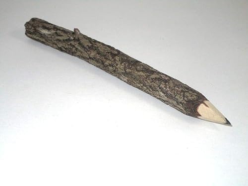 Miniatura 3 de Lápiz ramita de rama de madera de grafito 5 pulgadas (1)