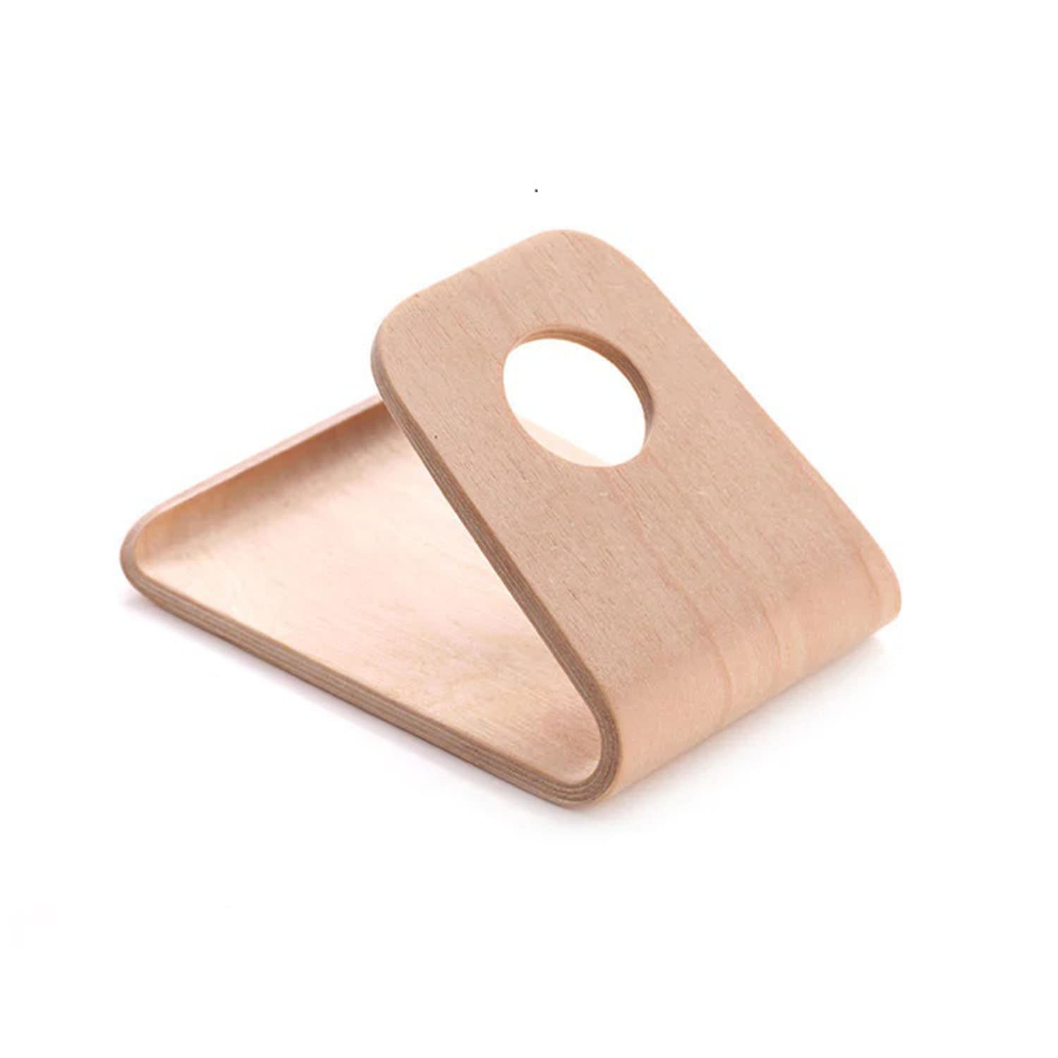 Supporto Universale Per Smartphone E Tablet In Legno Di Betulla - Portatile, Ecologico, Per Videochiamate E Video