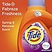 Tide Plus Febreze Freshness and Scent Liquid Laundry Detergent 89 Loads 4.613 Pound, Spring & Renewal, 138 Fl Oz