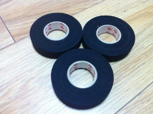 3 X WIRING LOOM HARNESS CLOTH FABRIC CAR ALARM TRACKER WIRING INSTALL SCAPA RAYON TAPE 19MM X 25 METRES