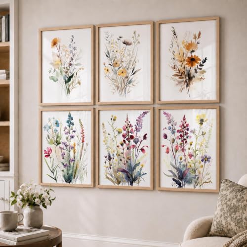 Image of kotart Premium Digital Paintings with Frame for Home Decoration - Painting for Living Room Bedroom Office Room Decor - Painting for Wall Decoration - Pack of 6 (Art 11, 19x25 inch)