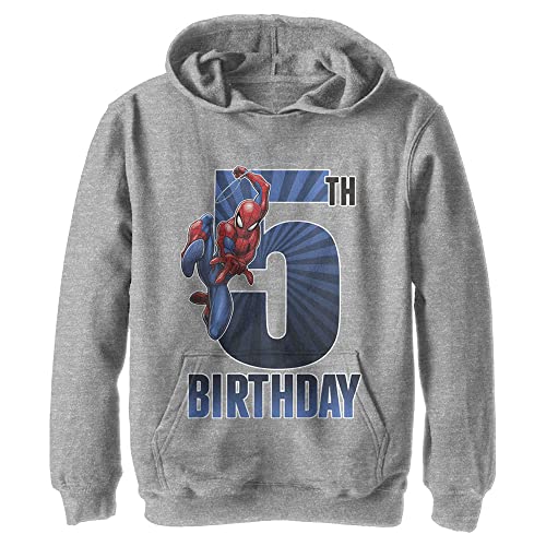 Sweat Spiderman 5 ans pour anniversaire garçon en coton gris