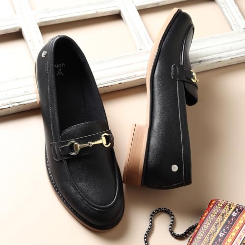Image of YOHO Bliss Loafers for Women | Comfortable & Stylish Bellies | Fashion Moccasins with Footpharma Footbed | Slip-on for Casual & Formal Wear | 003