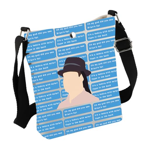 MNIGIU ITYSL Tv Show Inspired Gift Tim Robinson Quote Crossbody Bag for Tv Show Fans