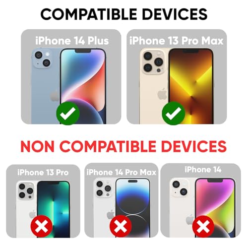 Image of POPIO Xtreme Series Pack of 2 Military-Grade Gorilla Tempered Glass for iPhone 13 Pro Max / 14 Plus | 9H Hardness, Edge-to-Edge Coverage, Anti-Scratch