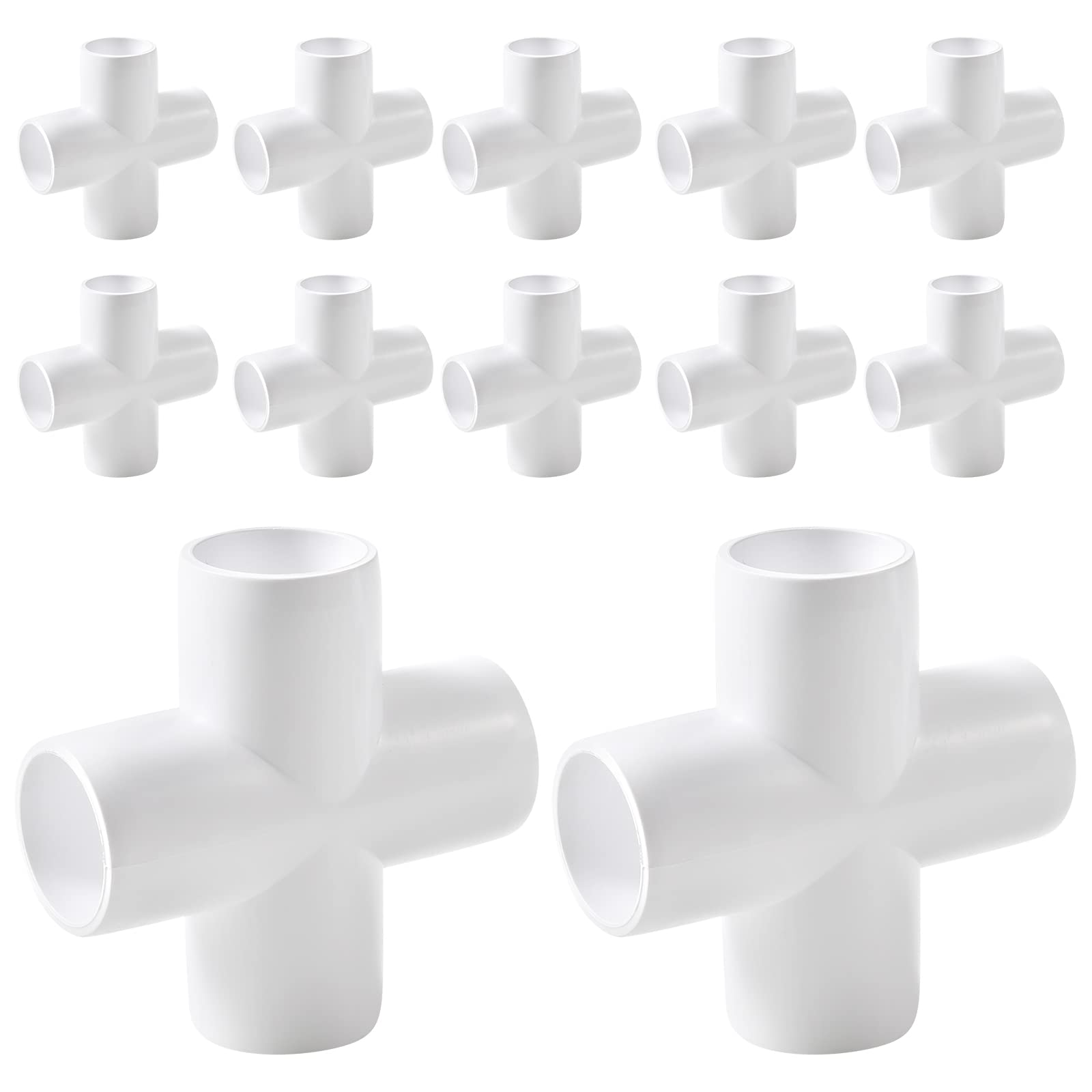 Buy WICHBEEN 4 Way PVC Cross Corner Fitting,3/4 inch PVC Elbow Fittings