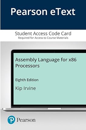 Assembly Language for x86 Processors, 8th Edition-finelybook