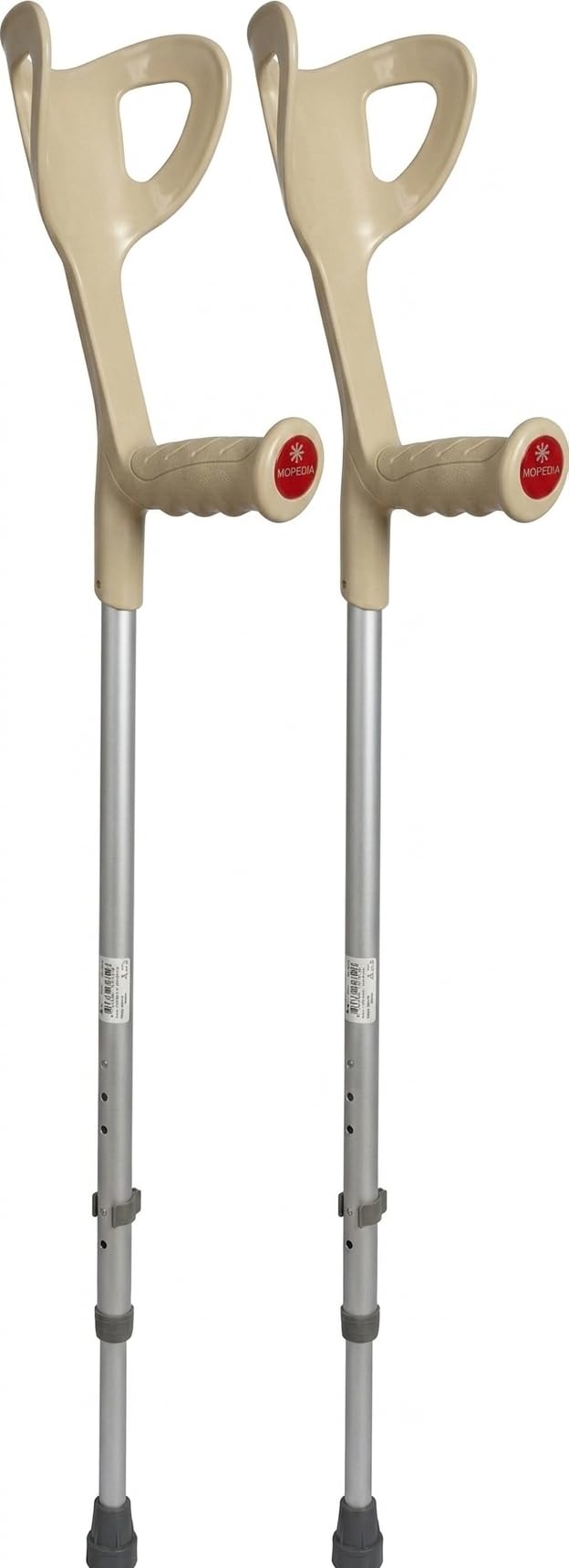 Stampelle Ortopediche Regolabili in altezza (2 Stampelle) Ultraleggere, Stampelle antiscivolo.